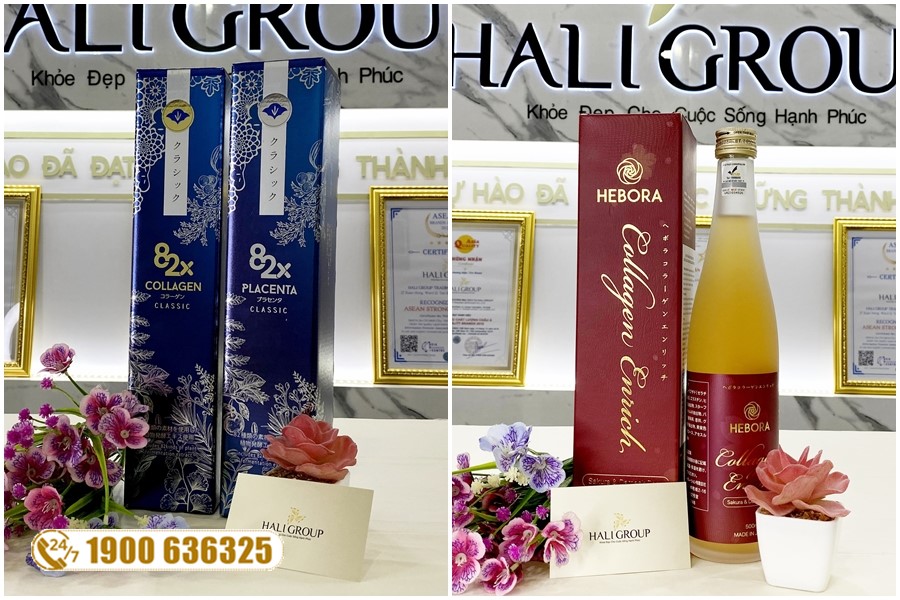 Nên chọn nước uống Collagen Hebora hay Collagen 82x Nhật Bản
